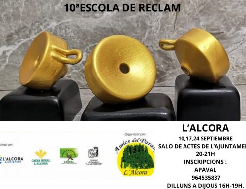 10ª ESCOLA DE RECLAM – L’ALCORA 2025