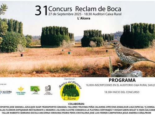 31 Concurs de reclam de boca- L’Alcora 2025