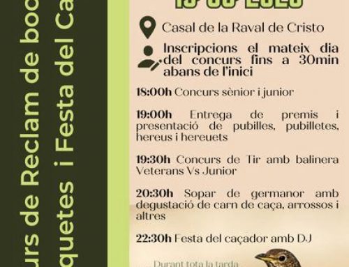III CONCURS DE RECLAM DE BOCA I FESTA DEL CAÇADOR-ROQUETES 2026